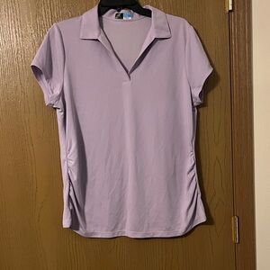 PGA Tour Light Purple Women's Short Sleeve Polo